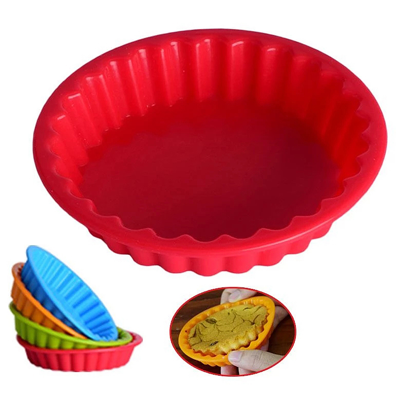 Colorful Silicone Lace Fruit Pie Mold Baking Temu