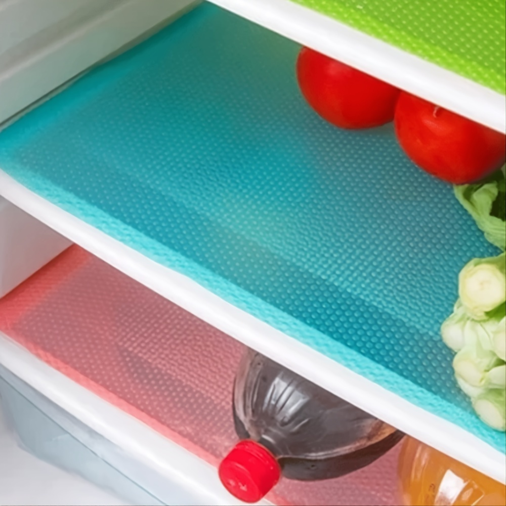  Shelf Liner for Kitchen Cabinet Liners Oil Proof, Drawer Liner  Non Adhesive, Clear Refrigerator Liners,17.7 In x 20 FT, Wire Shelf Liners  Non Slip, Durable Rubber Cupboard Pantry Liner, Washable,Clear