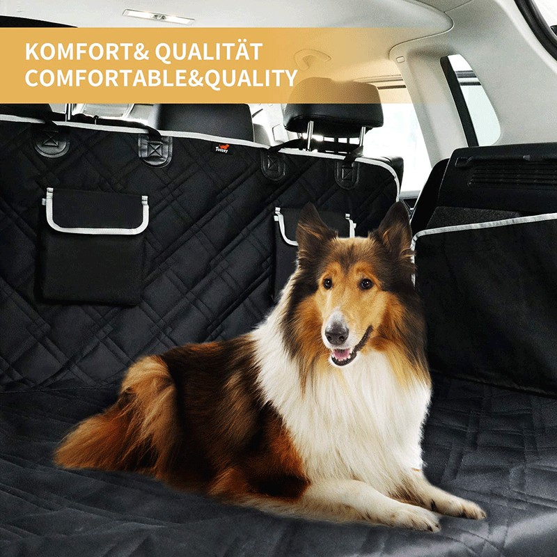 Protector del maletero del coche del perro Protector del maletero y  parachoques Cubierta sólida del coche del perro con parachoques de solapa  impermeable y antideslizante Universal 4x4 Break Suv