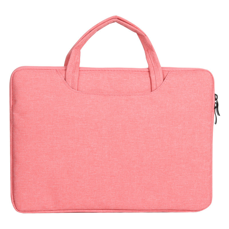 Computer Bag Laptop Bag for Women Cute Laptop Sleeve Case for Work College Slim-Pink 15.6-inch