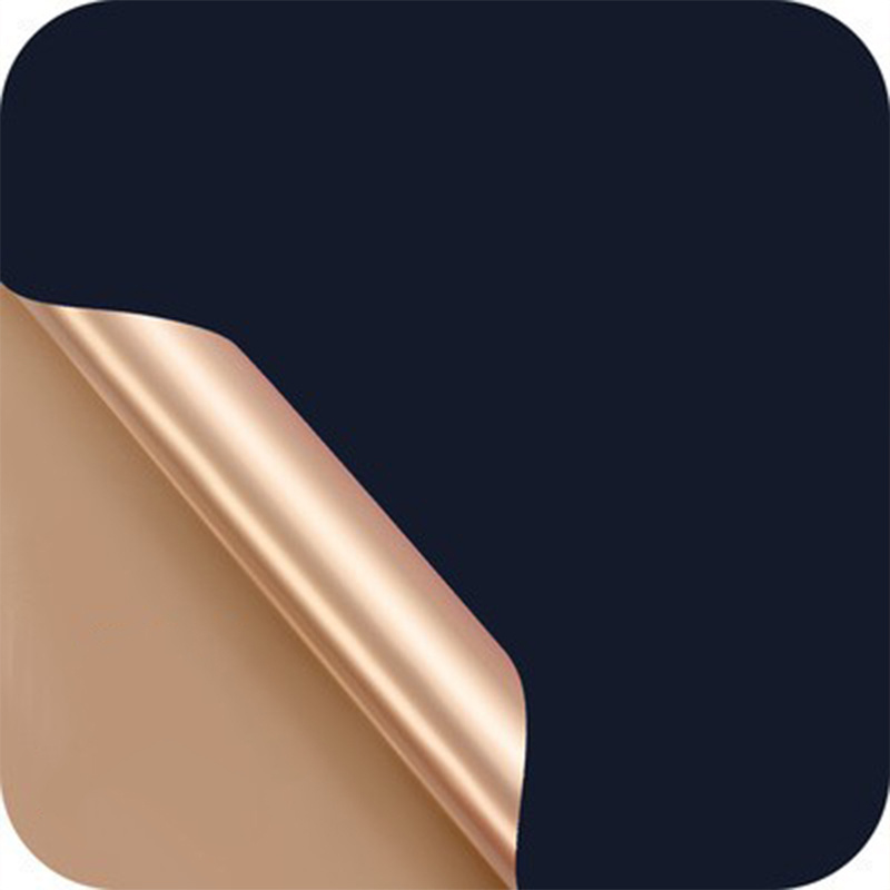 Rose Gold Navy Blue Wrapping Paper