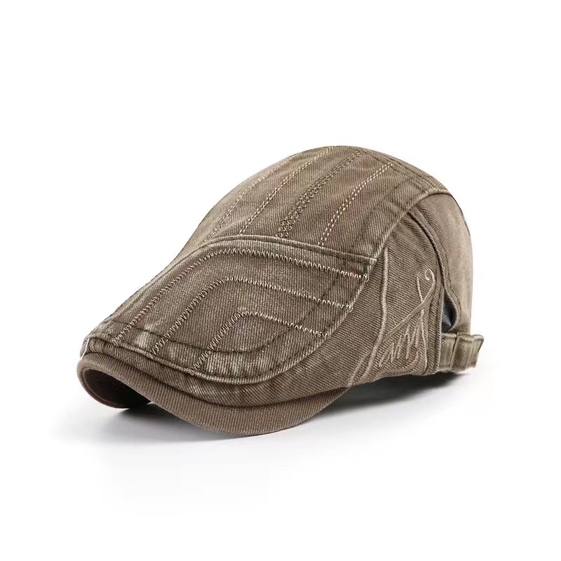 Unixes Snap Newsie Cap Men's Adjustable Newsboy Hat Beret Hat