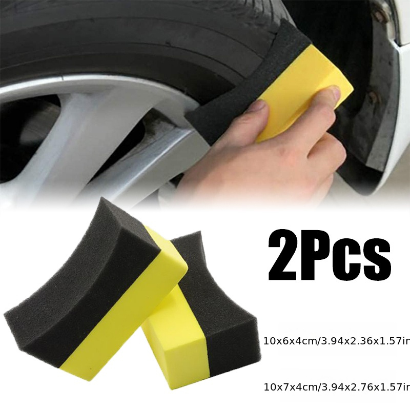 Car Wheel Waxing Sponge Brush High Pressure Cleaner Car Tire - Temu