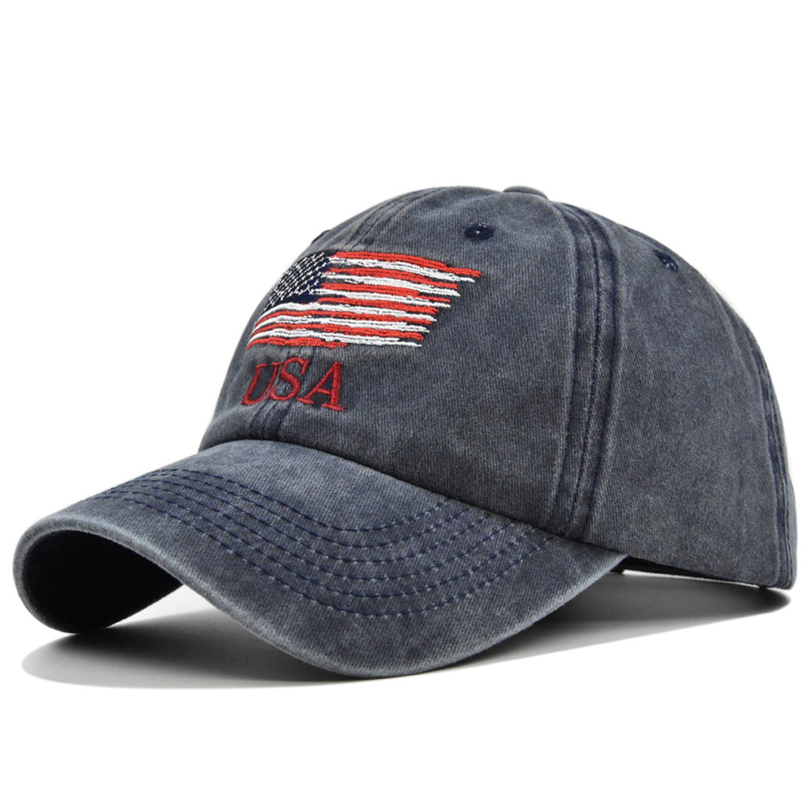 SET OF 2 Hat for Men American Flag Baseball Patriotic Shade £14.35 -  PicClick UK