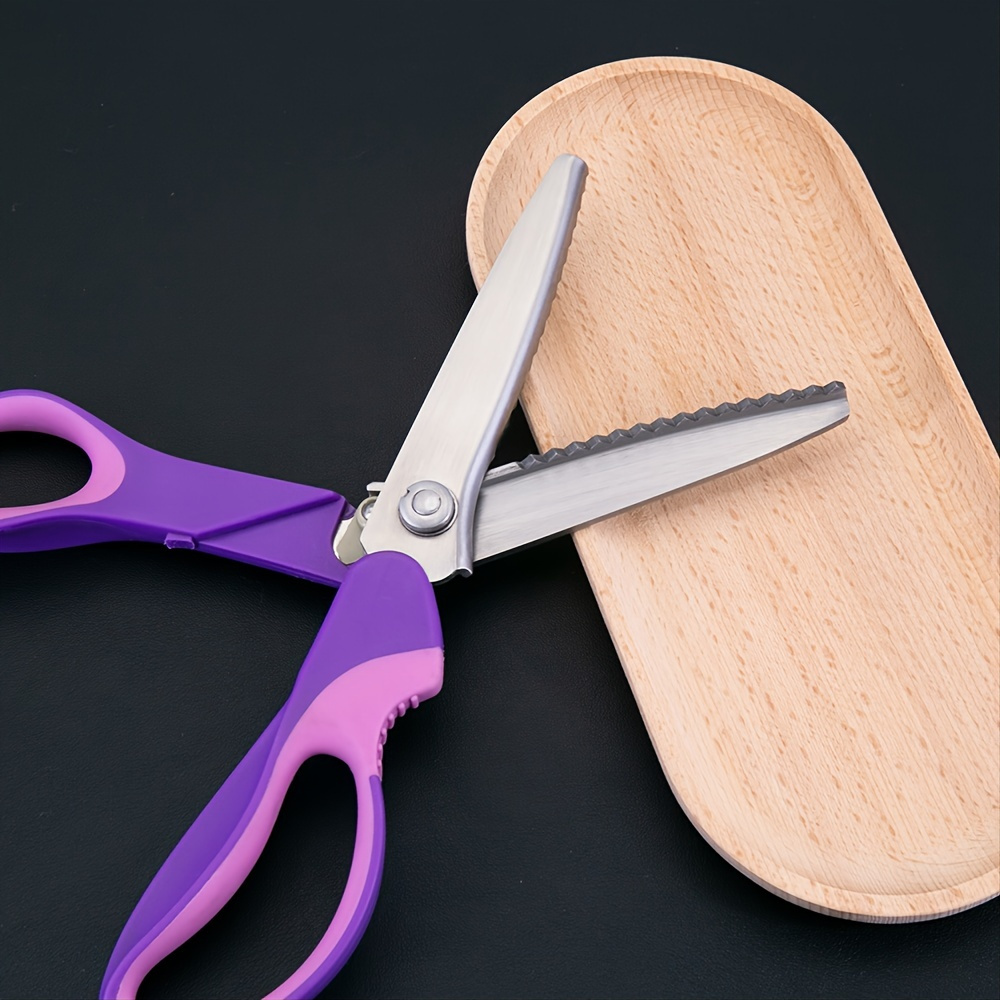 Pinking Shears For Fabric Cutting Zig Zag Scissors - Temu