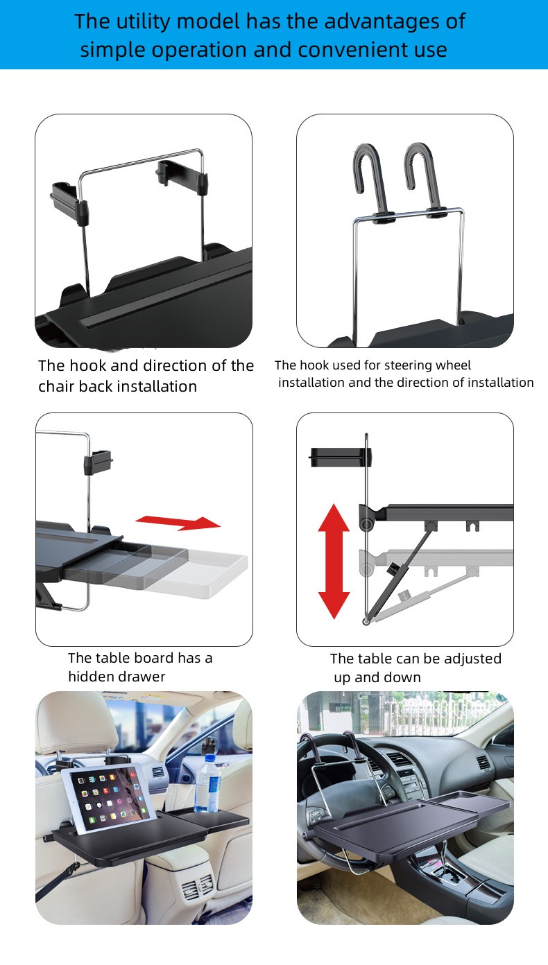 Car Table Tray Car Desk Dining Table Multi purpose Laptop Temu