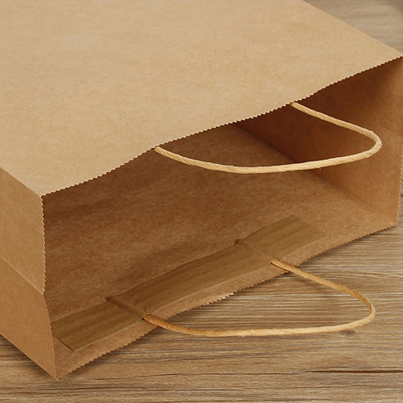 Brown Kraft Paper Bag Handles Bulk Gift Bags Shopping Temu Australia