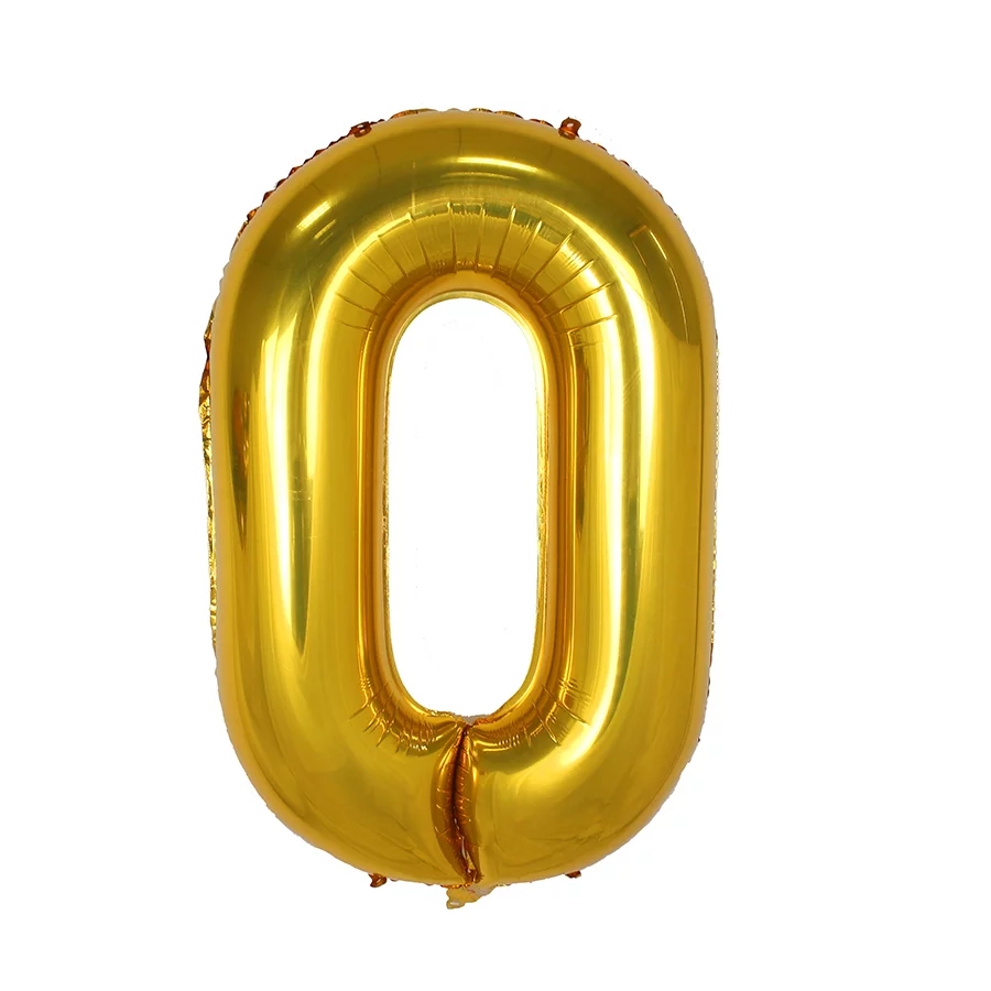Globos dorados del número 10, globos de aluminio con el número 10, globos  gigantes digitales de Mylar de 40 pulgadas para decoraciones de fiestas