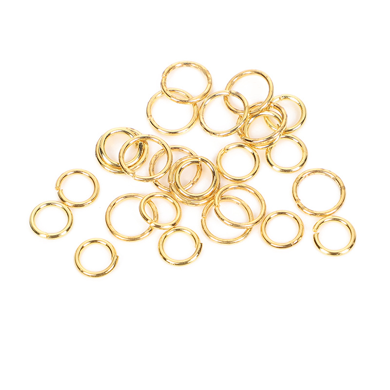 Craftdady 370Pcs 5mm Golden Double Loops Split Rings Metal Round Small Jump  Rings Connectors for Craft Charms Jewelry Making
