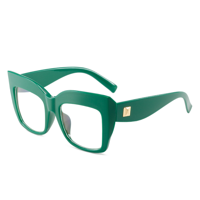 Square Light Blocking Glasses For Women Anti Eyestrain Eyeglasses