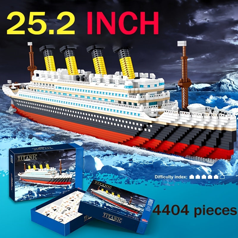 1288PCS DIY Medieval Pirate Ship Model