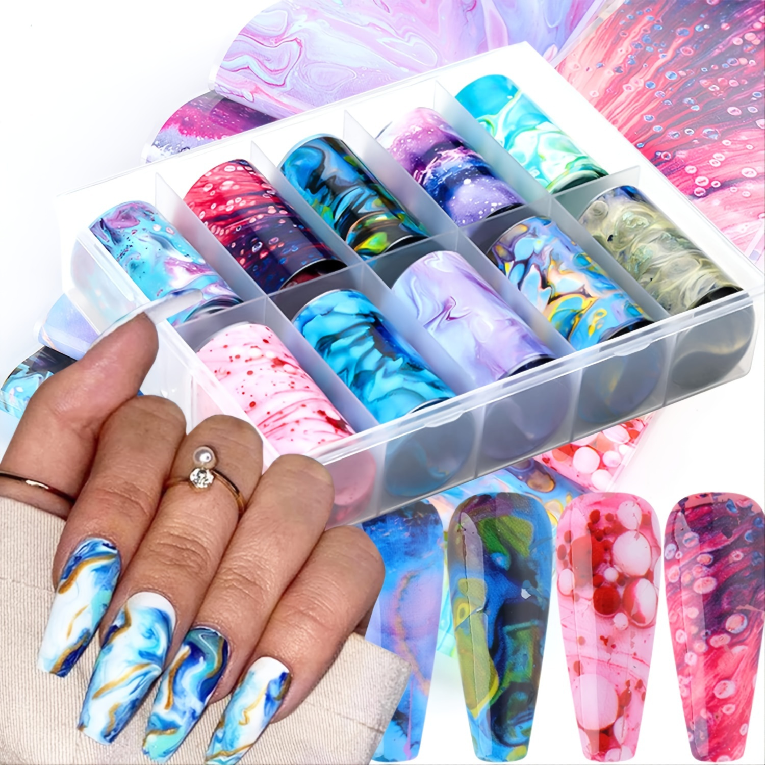  Retro Holographic Nail Art Foil Transfer Stickers Black Lace Foils  Nail Art Supplies Nail Foil Lace Flower Pattern Designs Stickers Decals for  Women Acrylic Nails Floral Manicure Decorations 10 Sheets 