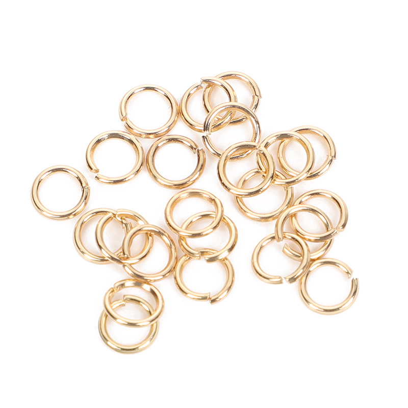 Cheap 200-500pcs/bag 5 6 8 10mm Open Jump Rings Double Loops Split Rings  Connectors for DIY Jewelry Making Findings Accessories