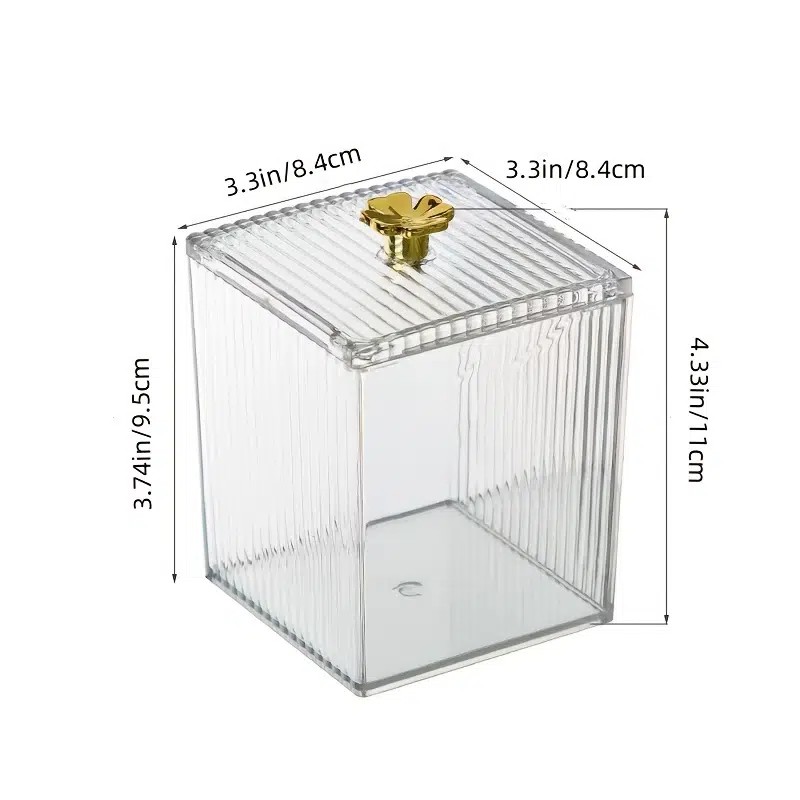 Cosmetic Storage Box For Signing, Desktop Vanity Dustproof Storage Box, Transparent Makeup Remover Lipstick Cosmetic Box, Chocolate Candy Box, Jewelry Box