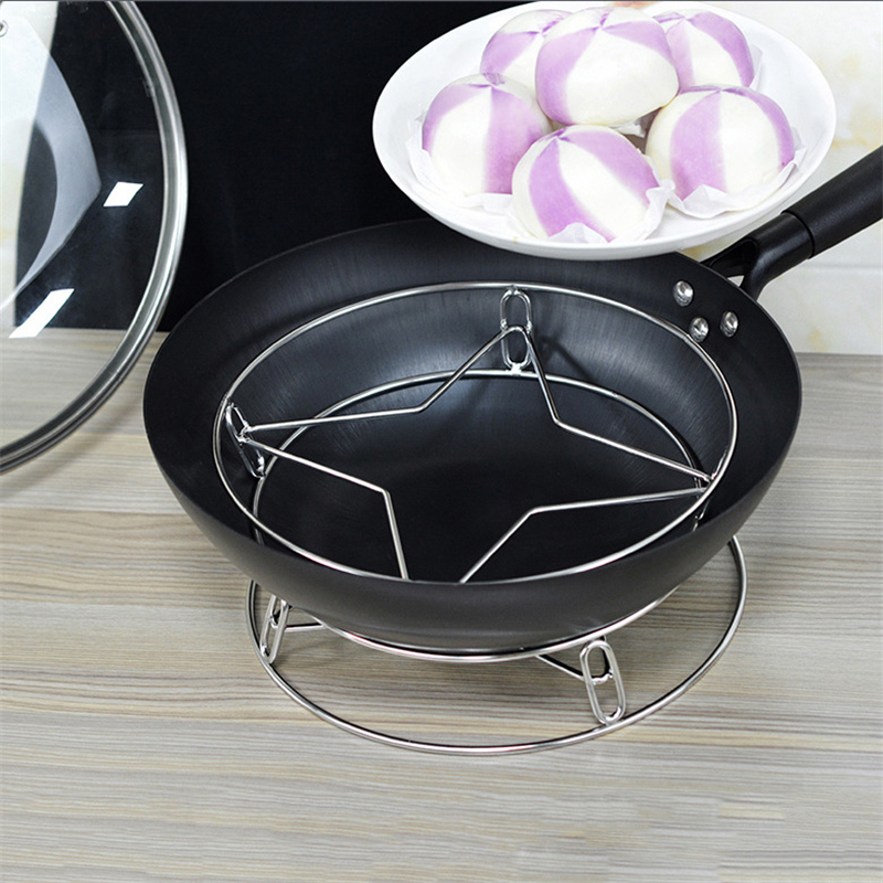 2 x Trivet Stainless Steel Kitchen Hot Pan Pot Stand Holder-20x20cm cross  design