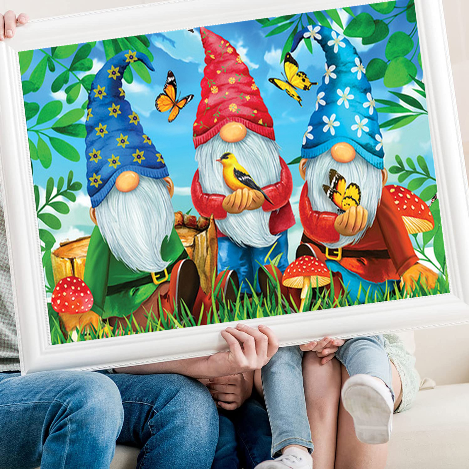 Gnome Diamond Painting Kits for Adults - 5D Diamond Art Kits for