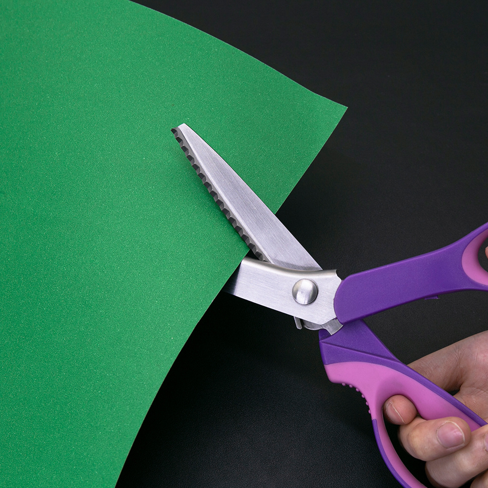 Stainless Steel Tailor Scissors Zig zag Scissor For Fabric Temu