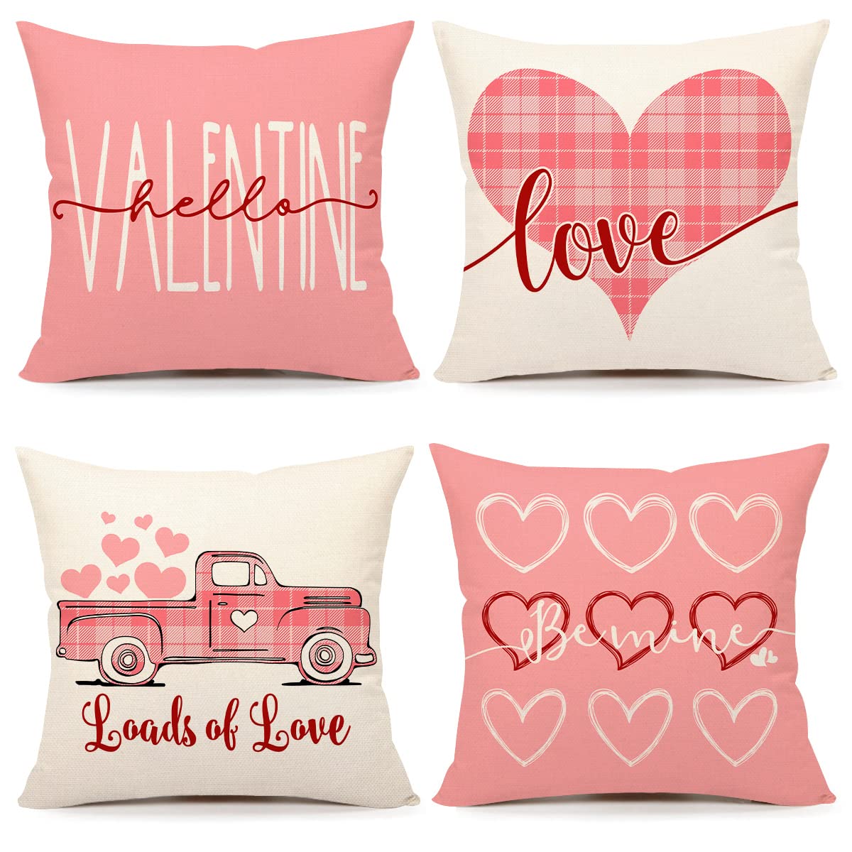 Valentine's Day Throw Pillow Covers Watercolor Flower Gnome - Temu