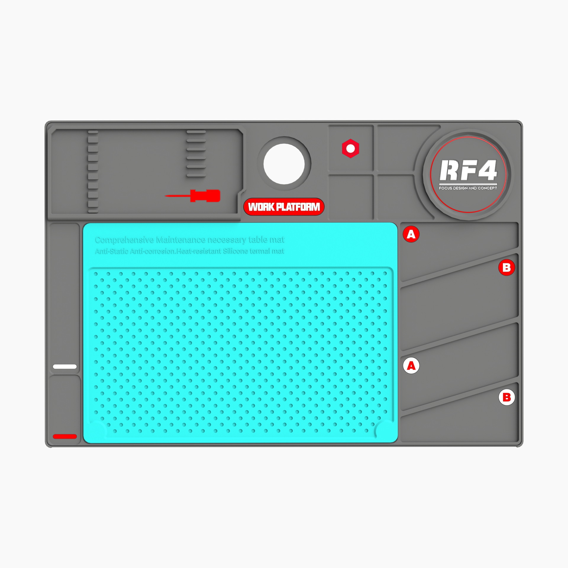  silicone table mat soldering mat insulation work mat silicone work mat  workbench mat bench pad work laptop work table silicone mat computer Silica