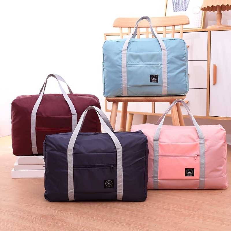 1pc Foldable Travel Duffel Bag Waterproof Carry On Luggage Bag Handbag