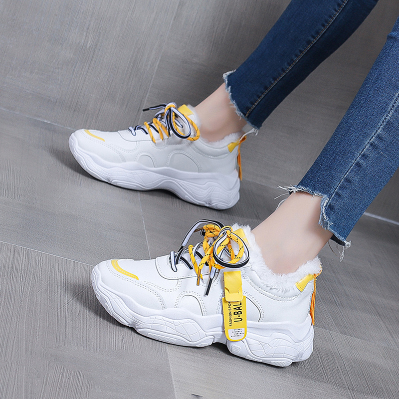 DREAM PAIRS Women's Platform Sneakers – Chunky Casual Walking Shoes, Lightweight Lace-Up Fashion Sneaker