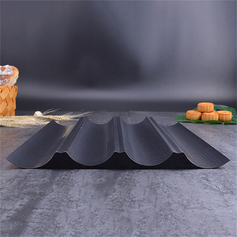 French Bread Stick Baking Tray Wave Toast Box Does Not Stick - Temu