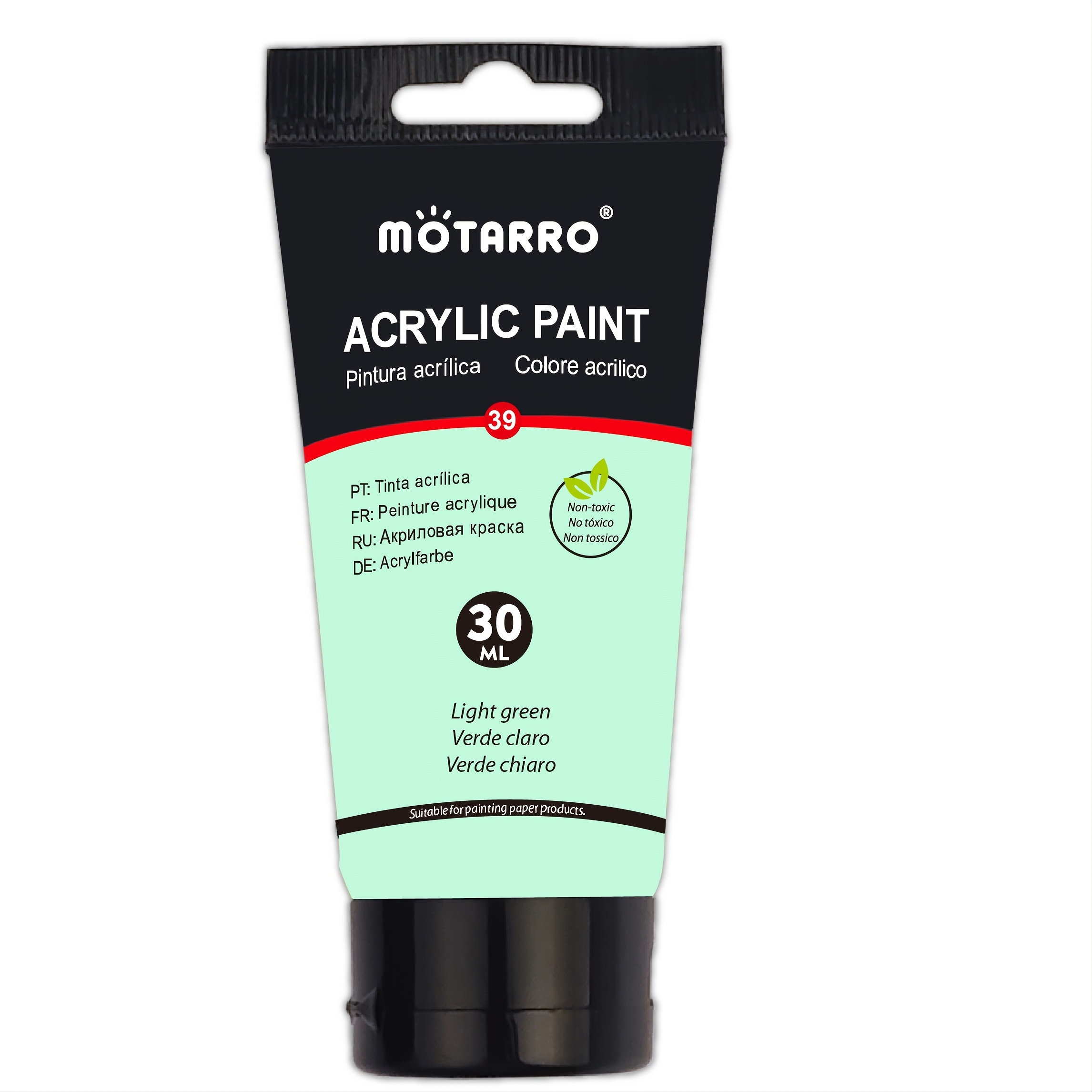 Light Green Acrylic Paint In Tube Art Beginners Hobby - Temu