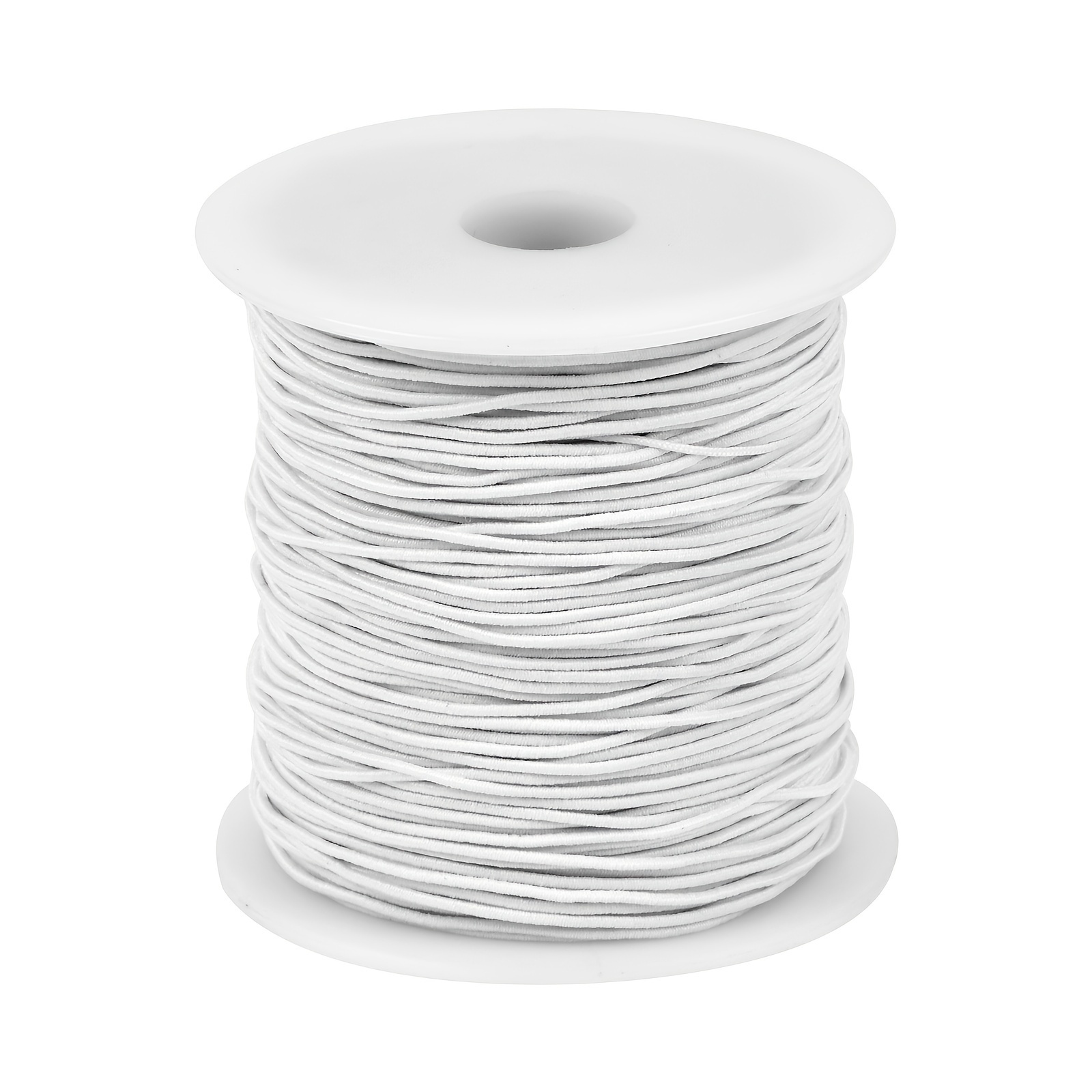 

100m Elastic Thread, Elastic Cord, Elastic Jewellery Thread, Rubber Thread, Stretchy Bracelet Thread, Jewellery Making, Bead Cord For Bracelets, Jewellery Crafts, 0.8 Mm (white)