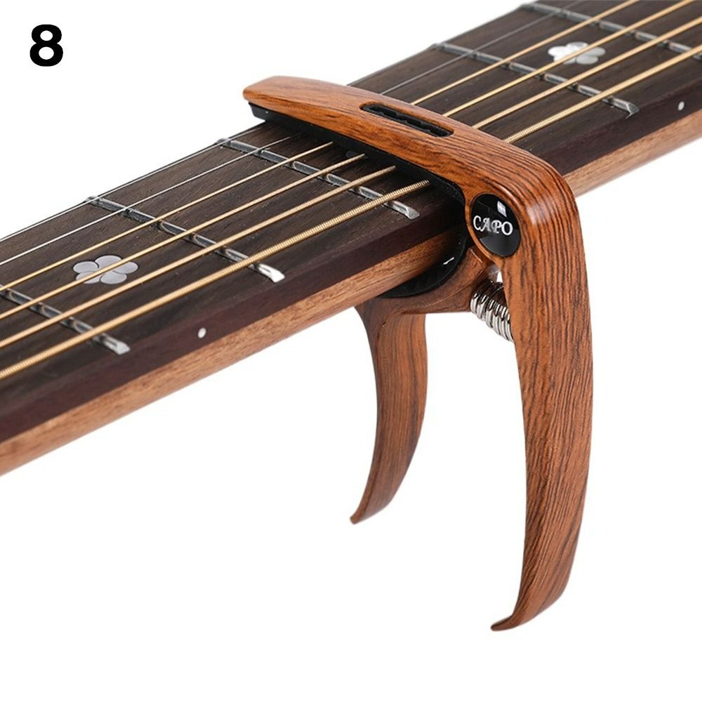 GGC-03 métal Capo Clips guitare Capo pour guitare électrique acoustique  ukulélé Capo guitare Clip pince bois motif Instrument de musique -  AliExpress