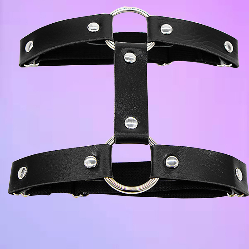 Punk Garter Belt Leg Harness Body Harness Women Y2k Pu - Temu Canada