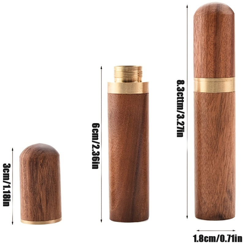 Wooden Pocket Travel Toothpick Holder - Bundle Set of 2 Holders with 3  Individually Wrapped Toothpicks
