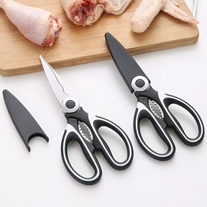 Portable Food Scissors With Storage Box - Perfect For Cutting Vegetables,  Meat, And Noodles - Easy To Use And Store - Temu