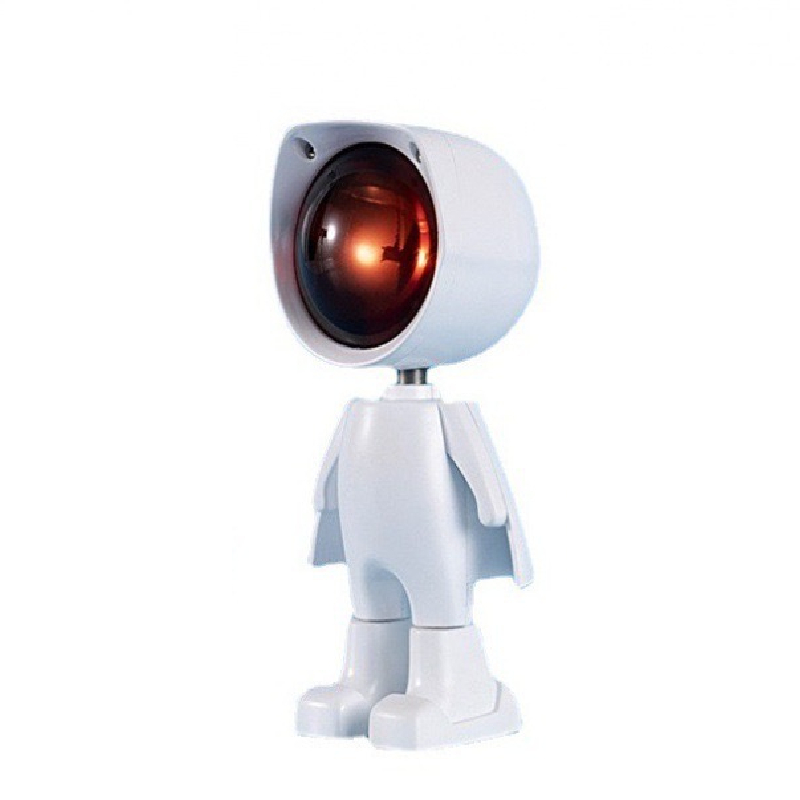 Romantique Astronaute Robot Sunset Lamp Projecteur Multi Color Sunset  Lights pour Chambre à coucher Live Broadcast Party & Room Decor Birthday  Holiday
