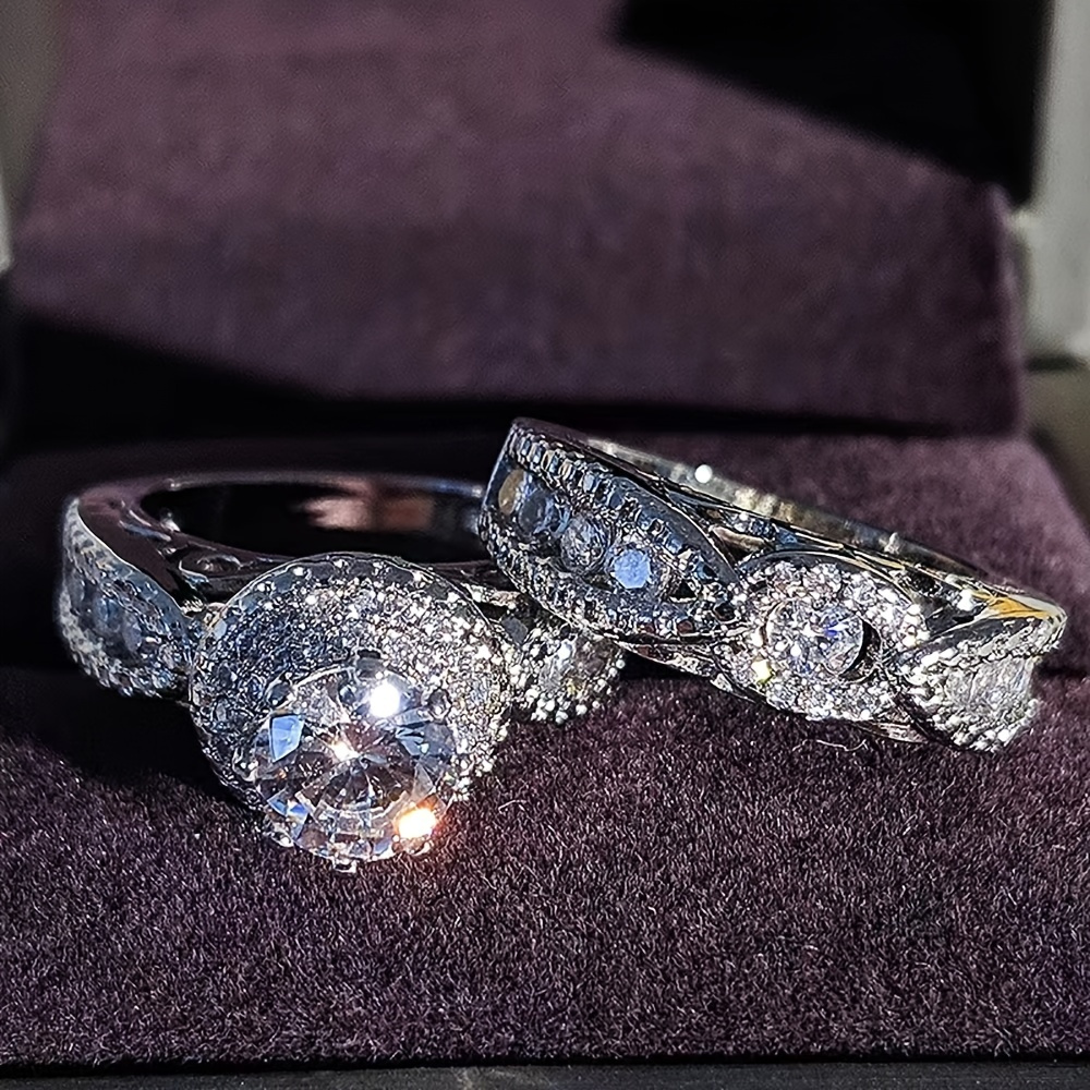 

Bague d'éternité en zircone pour femmes élégantes, accessoires de mariage et de fiançailles.