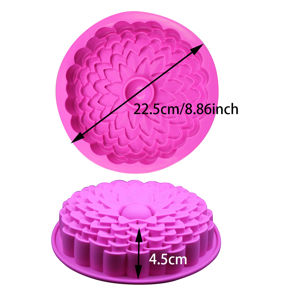 Daisy Shape Cake Silicone Mold Mousse Cake Baking Tool High Temu