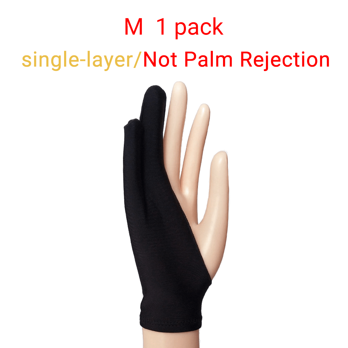 Digital Drawing Glove 1 layer Two finger Artist Glove For - Temu