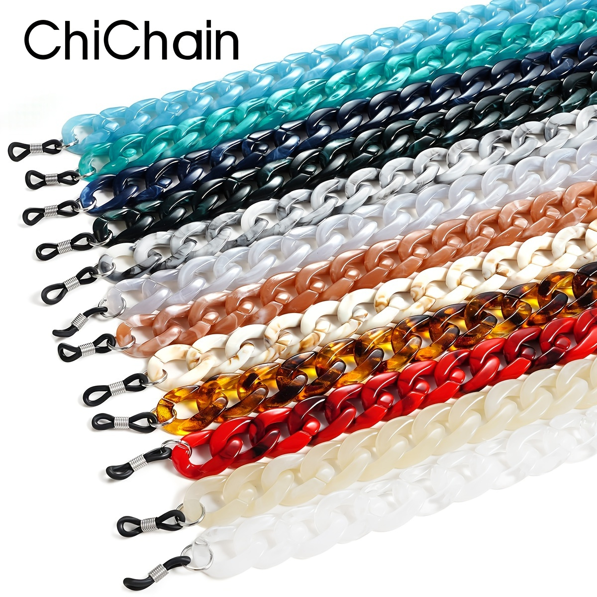 Eyeglasses Holder Cord Non slip Acrylic Sunglasses Chains Chunky Lanyard  Strap