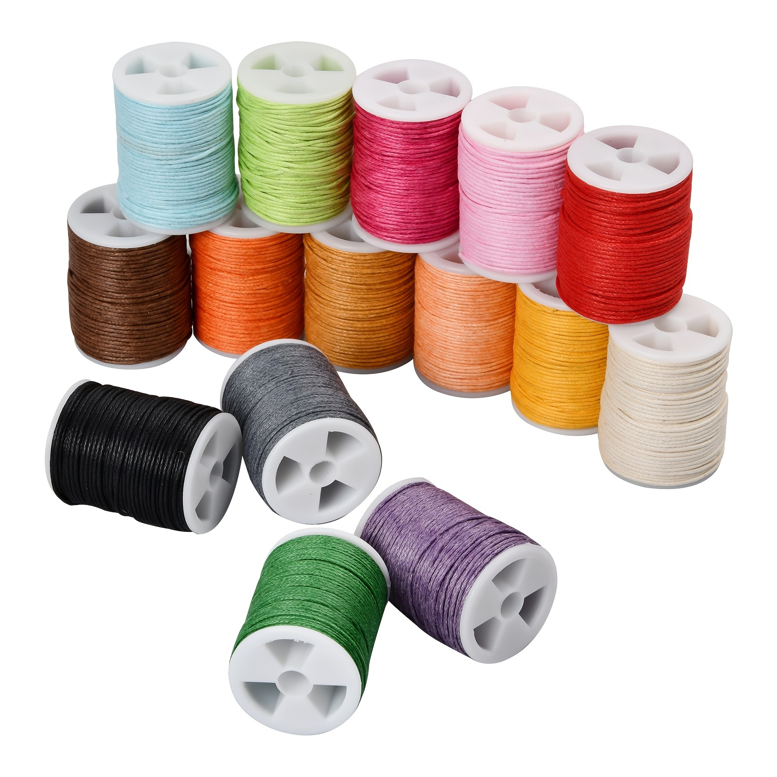 Round Waxed Cord Thread Beading String Hand Stitching Thread for
