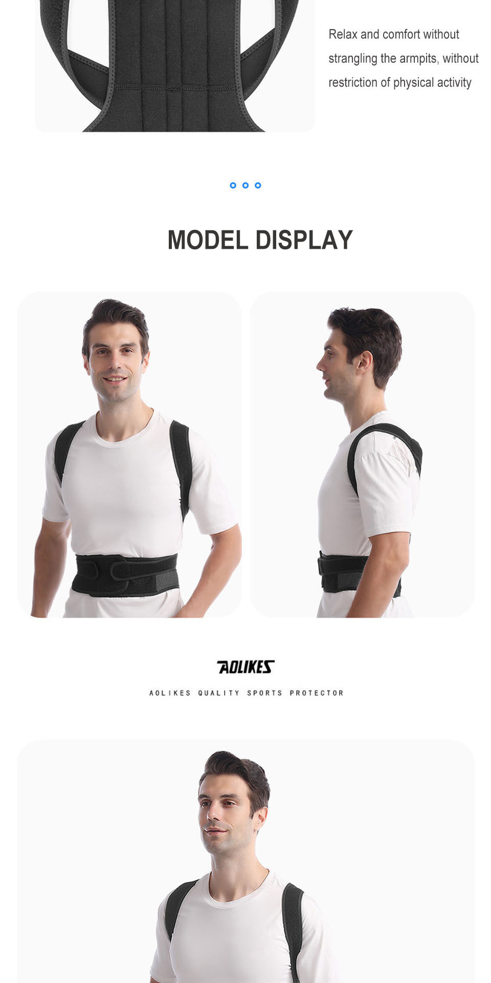 Improve Your Posture Instantly With The Aolikes Posture Corrector ...