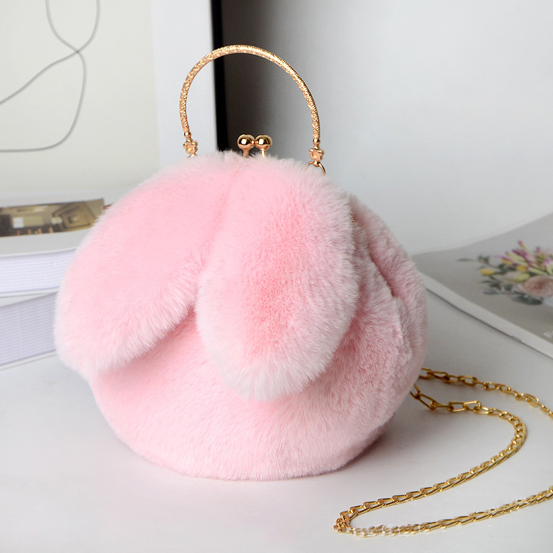 Fluffy discount bunny purse