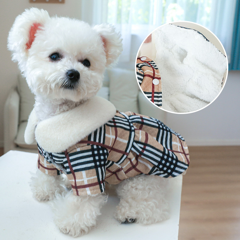 Winter Warm Fleece Pet Apparel Jacket Dog Dress Clothes Small Medium ...