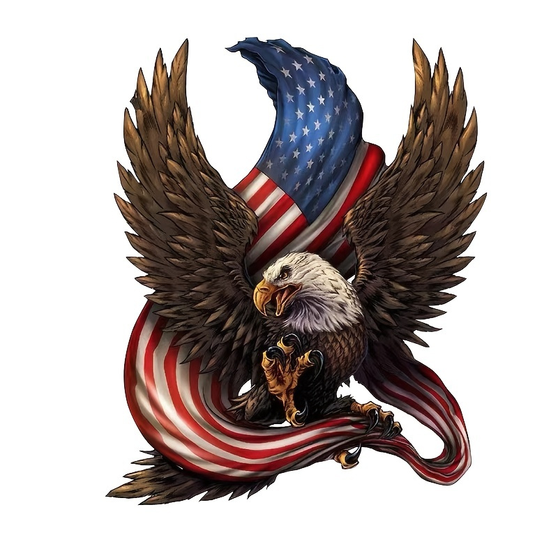 Bald Eagle Car Stickers Decorative Stickers Car Scratch Cover Stickers ...