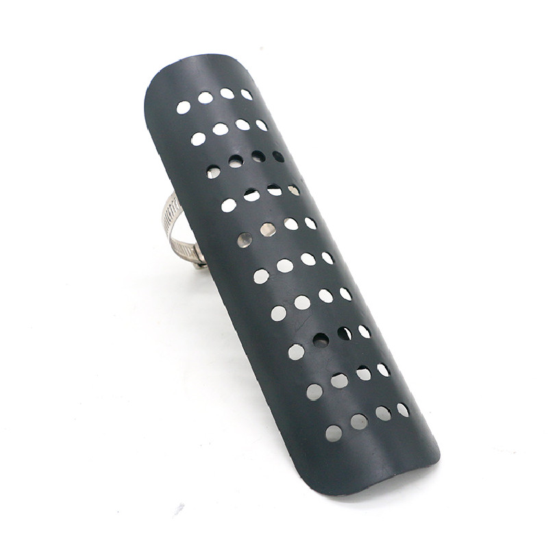 TEMU Protector de Tubo de Escape Modificado para Motocicleta, Cubierta de Térmico para Dirt Bike, Cruiser, Chopper, Cafe Racer, Scooter y Offroad