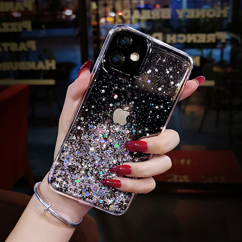 BLING Case for iPhone 15 14 13 Pro Max Plus Mini Luxury Clear 