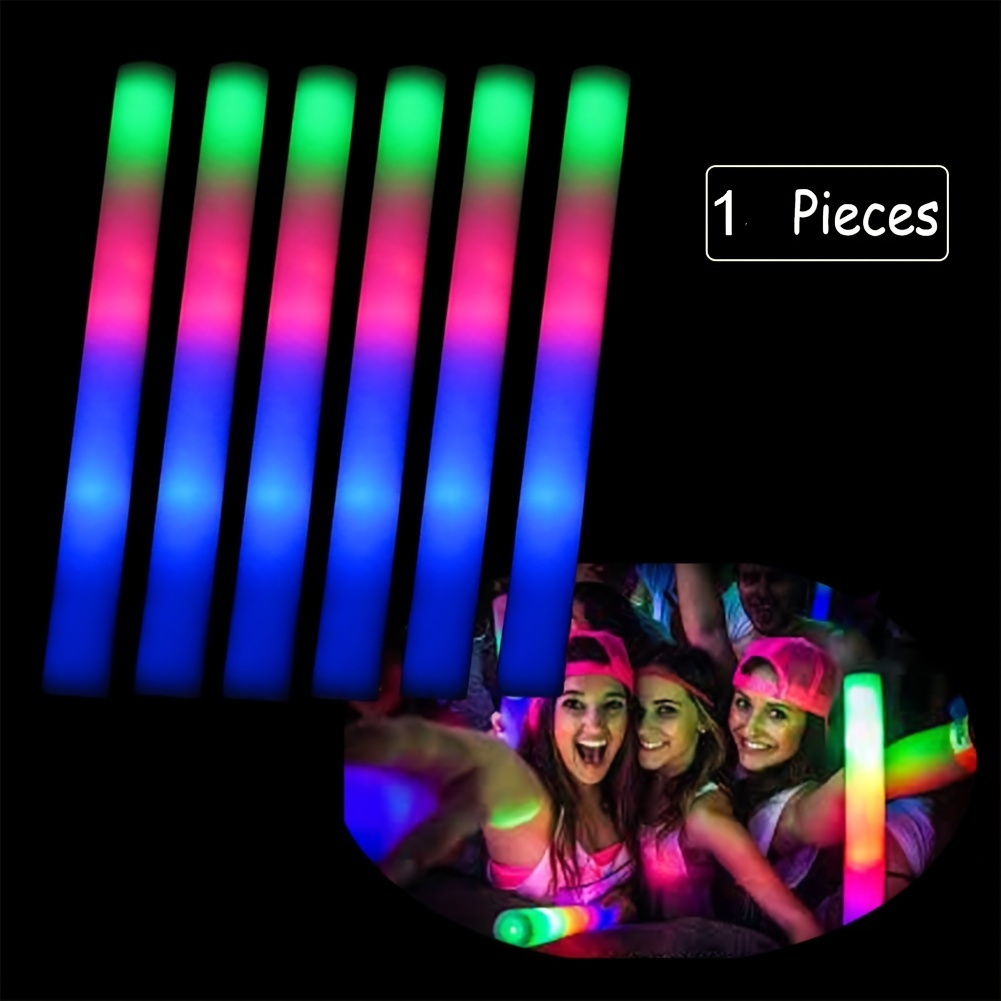 4pcs Led Light Up Sticks, Glitter Twinkle Light Multi-color Sticks, Light  Up Sticks With Lanyard, Suitable For Birthday Party, Performance Gathering,  Small Gift For Halloween Christmas Party - Toys & Games 
