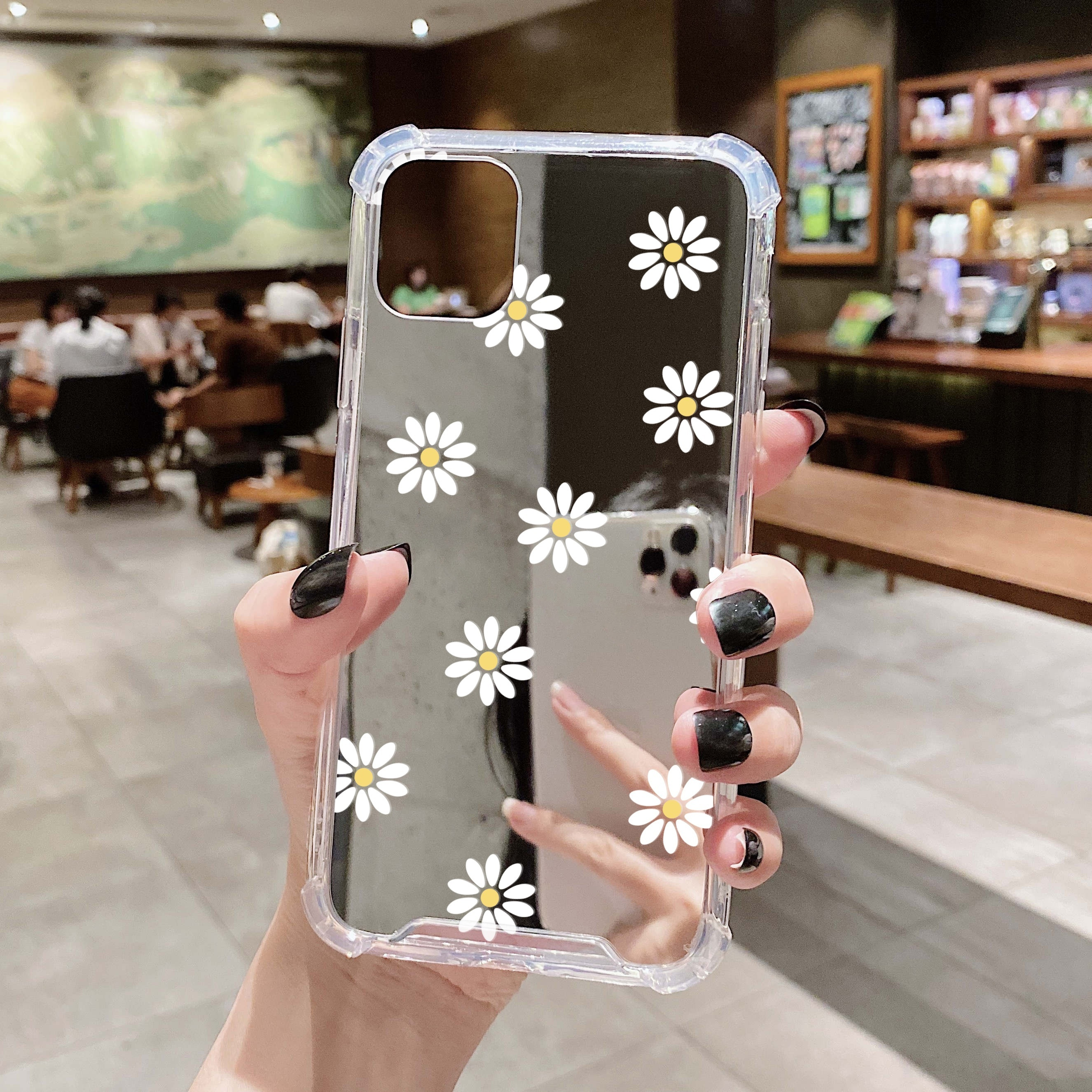 

Add A Touch Of Daisy Charm To Your Phone With This Stylish Mirror Phone Case For Iphone14/14plus/14pro/14pro Max, Iphone13/13pro/13pro Max, Iphone12/12pro/12pro Max, Iphone11/11