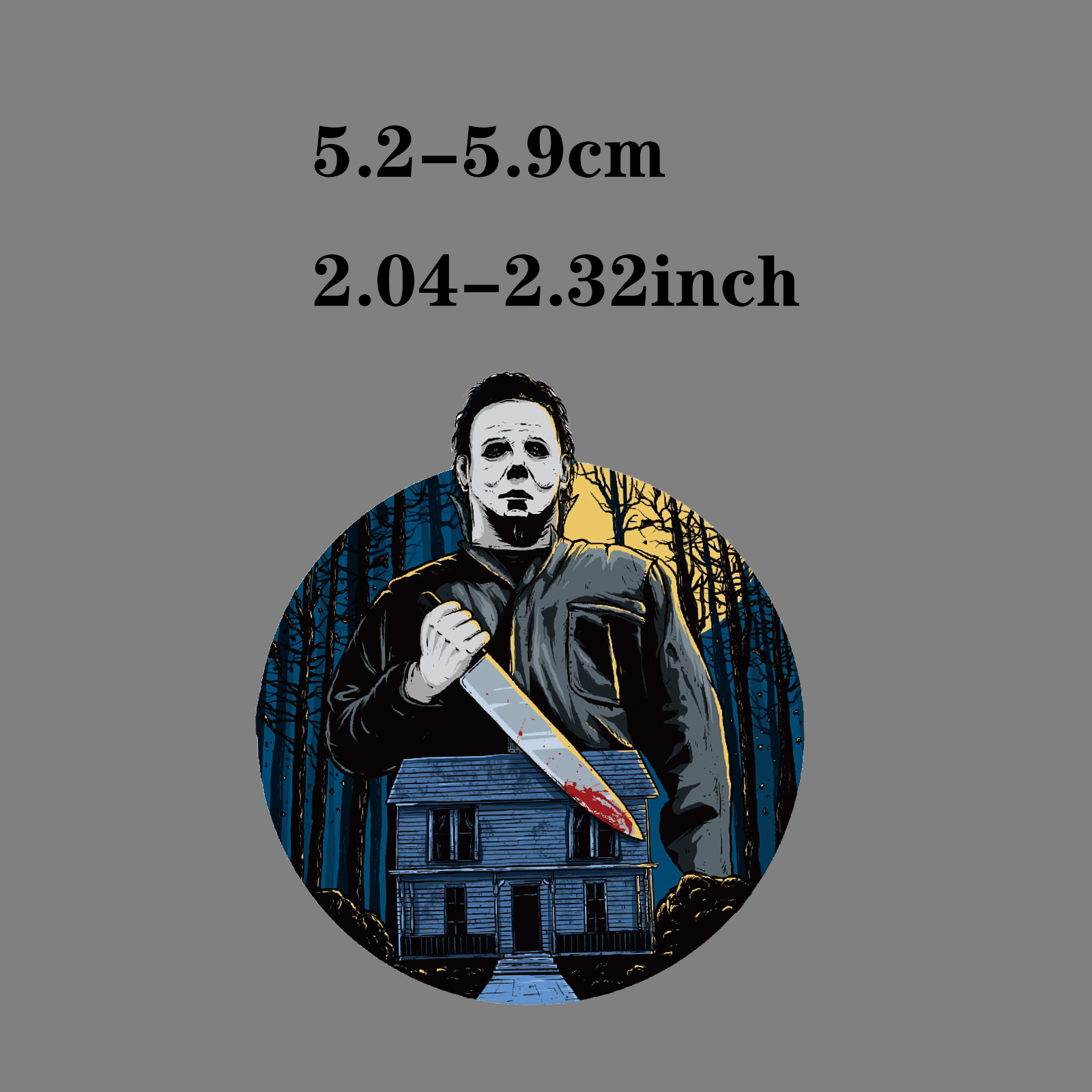 Horror Movie Killer Stickers, Waterproof Vinyl Stickers For Diy Water