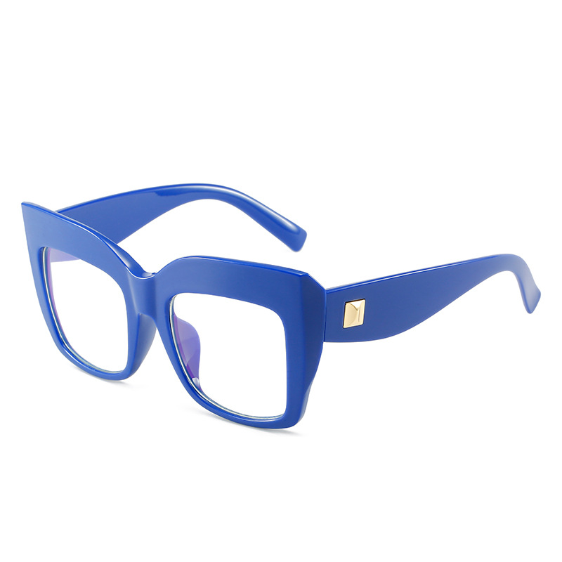 Square Light Blocking Glasses For Women Anti Eyestrain Eyeglasses