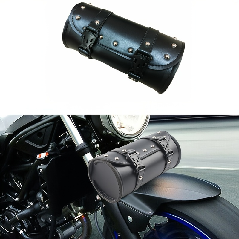 Universal Motorcycle Front Fork Tool Bag Saddlebags Storage Luggage Ro