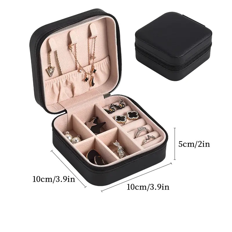 Mini Jewelry Travel Organizer Jewelry Box Portable Organizer - Temu